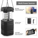 ROCAM Solar Lantern with Hand Crank and Battery