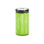 Rechargeable C Cell NiMH Batteries - 4-Pack