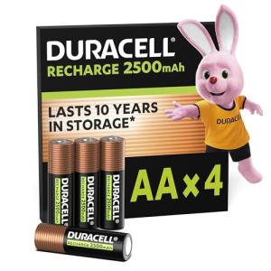 Duracell Rechargeable AA Batteries - Pack of 4