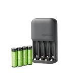 Rechargeable AA NiMh Batteries with Charger