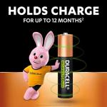 Duracell AAA Rechargeable Batteries, 4-Pack, Long Lasting