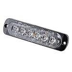 Ricoy 6 LED Amber Emergency Strobe Light Bar