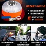 V16 Rechargeable Magnetic Emergency Warning Light