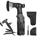 15-in-1 Folding Axe Multitool for Camping