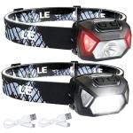 Rechargeable LED Headlamp, 2000 Lux, 6 Modes