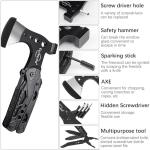15-in-1 Folding Axe Multitool for Camping