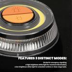 LED Rotating Beacon with 3 Flash Modes