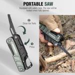 WORKPRO 11-in-1 Camping Multi-Tool with Sheath