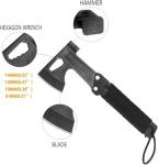 HONZIN 3-in-1 Multi Tool Axe for Camping