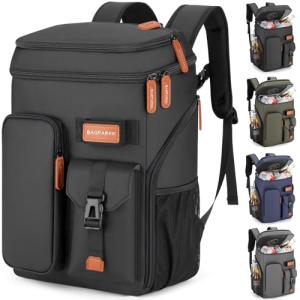 Multifunctional Insulated Backpack for 33 Cans