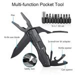 HONZIN Multi-Purpose Folding Pliers with Pouch