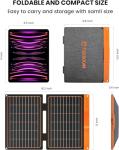 20W Waterproof Solar Charger for Camping and Gadgets