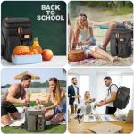 Multifunctional Insulated Backpack for 33 Cans