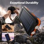 Vikeri 26800mAh Solar Power Bank with Flashlight
