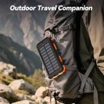 Vikeri 26800mAh Solar Power Bank with Flashlight