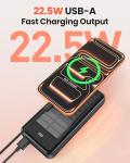 27,000mAh Solar Power Bank with Fast Charging