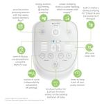 Rechargeable Cordless Electric Breast Pump with App