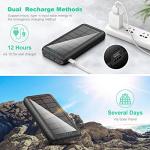 26800mAh Solar Power Bank with USB Outputs