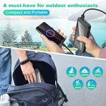 26800mAh Solar Power Bank with USB Outputs