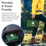 Comprehensive 320-Piece First Aid Kit Bag