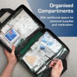 Comprehensive 320-Piece First Aid Kit Bag
