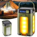 Rechargeable 2000 mAh Solar Camping Lantern with 6 Modes