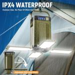 Rechargeable 2000 mAh Solar Camping Lantern with 6 Modes