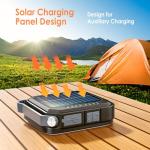 Rechargeable Solar LED Camping Lantern with Power Bank