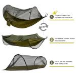 Lightweight Double Camping Hammock with Mosquito Net