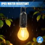 4 Pack Rechargeable Solar Camping Lights