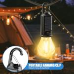 4 Pack Rechargeable Solar Camping Lights