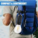 4 Pack Rechargeable Solar Camping Lights