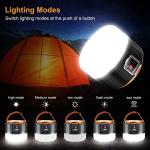 Flintronic 1000LM Solar Camping Lantern with Remote