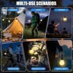 4 Pack Rechargeable Solar Camping Lights