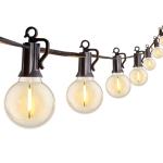 25ft G40 Globe LED Outdoor String Lights