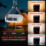 WARSUN Solar Rechargeable Camping Lantern and Light