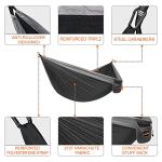 Lightweight Portable Camping Hammock with Tree Straps