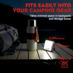 WARSUN Solar Rechargeable Camping Lantern and Light