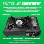 Portable Gas Stove with 4 Butane Canisters
