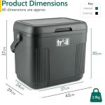 Trail 22L Insulated Cooler for Food and Drinks