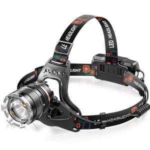 Rechargeable 5000LM LED Head Torch with Sensor