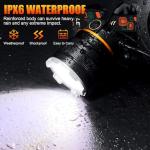 Rechargeable 5000LM LED Head Torch with Sensor