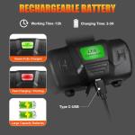 Rechargeable 5000LM LED Head Torch with Sensor