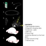 Rechargeable 2500 Lumens LED Headlamp for Outdoors