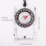 4-Pack Waterproof Compasses for Hiking and Navigation