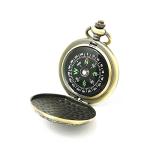 Shiwaki Antiqued Finish Survival Compass for Outdoors