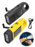 2 Pack Wind Up Solar Emergency LED Torches