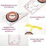 Outdoor Navigation Compass for Hiking and Camping
