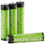 4-Pack Rechargeable AAA NiMH Batteries, 800 mAh