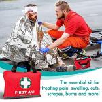 First Aid Kit with 309 Pieces and Reflective Bag